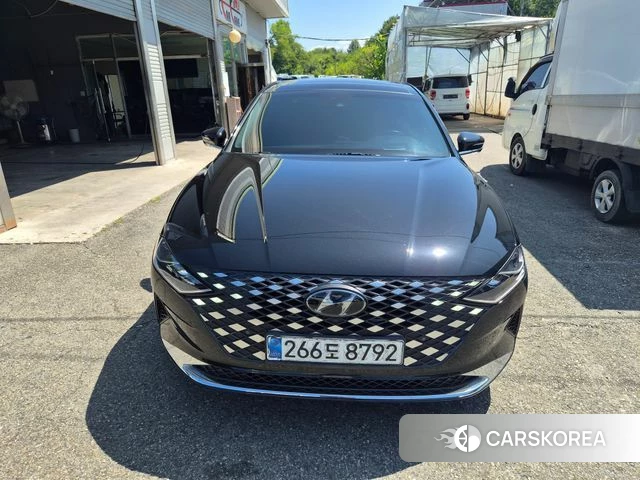 Hyundai The New Grandeur IG Hybrid 2020 Черный из Кореи
