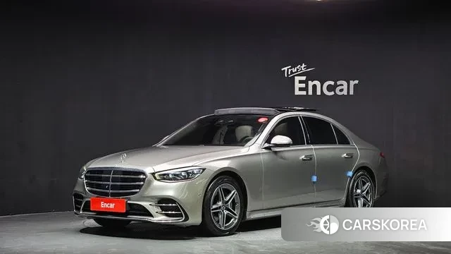 Mercedes-Benz S-Class W223 2022 Серебристо-серый из Кореи