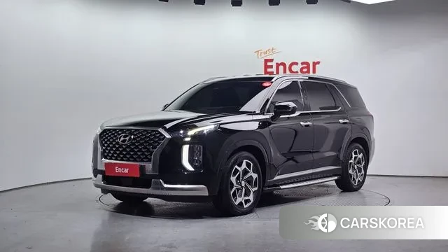 Hyundai Palisade 2022 Черный из Кореи