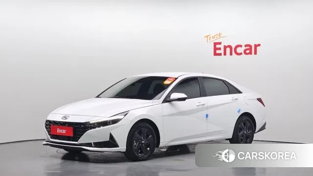 Hyundai Avante (CN7) 2023 Белый из Кореи