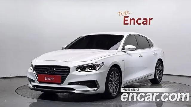 Hyundai Grandeur IG Hybrid 2018 Белый из Кореи