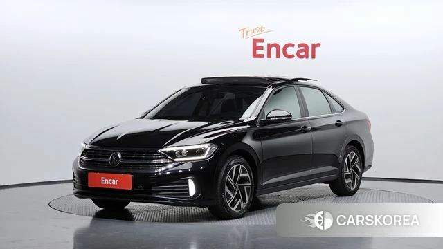 Volkswagen 7th Generation of Jetta 2024 Черный из Кореи
