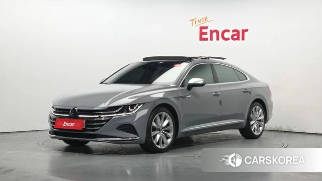 Volkswagen Arteon 2023 Серебристо-серый из Кореи