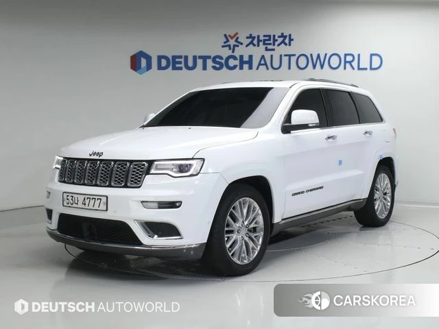 Jeep Grand Cherokee 2018 Белый из Кореи