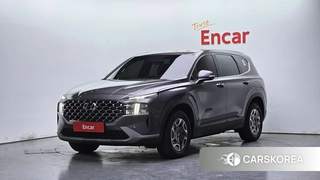 Hyundai The New Santa Fe 2022 Серый из Кореи