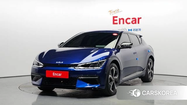 Kia EV6 2023 Синий из Кореи