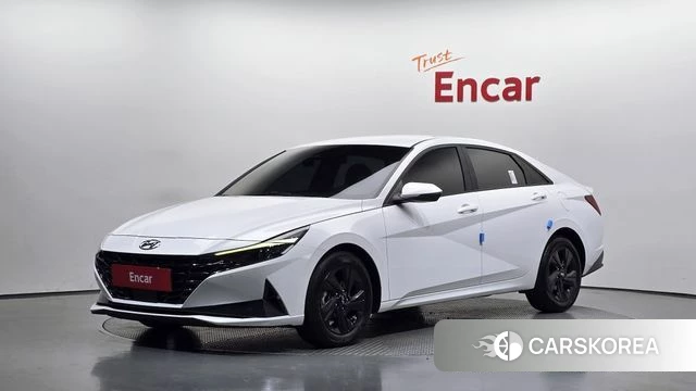 Hyundai Avante (CN7) 2022 Белый из Кореи