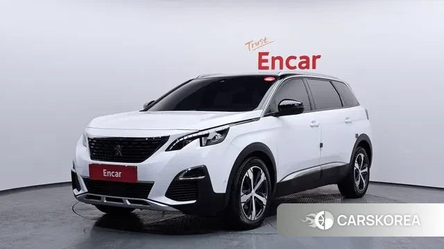 Peugeot 5008 second generation 2021 Белый из Кореи