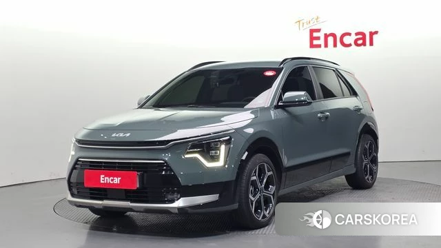 Kia Di Ol Nu Niro 2022 Темно-зеленый из Кореи
