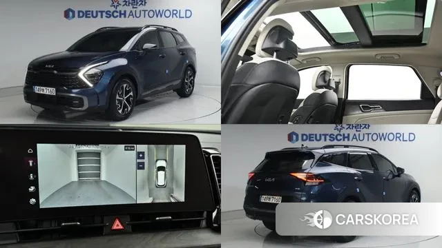 Kia Sportage 5th Generation Hybrid 2022 Синий из Кореи