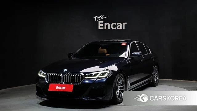BMW 5 Series (G30) 2021 Черный из Кореи