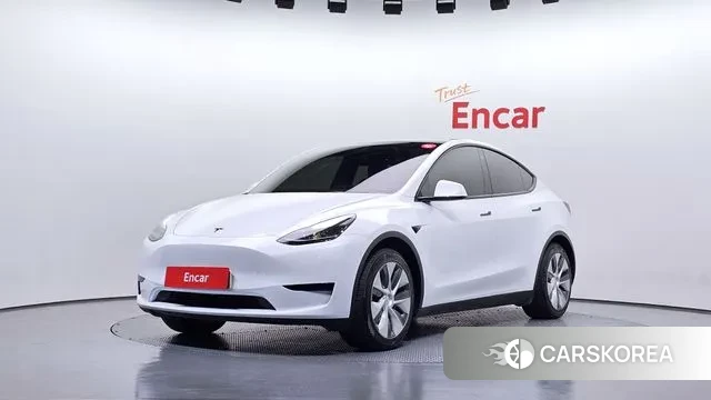 Tesla Model Y 2023 Белый из Кореи