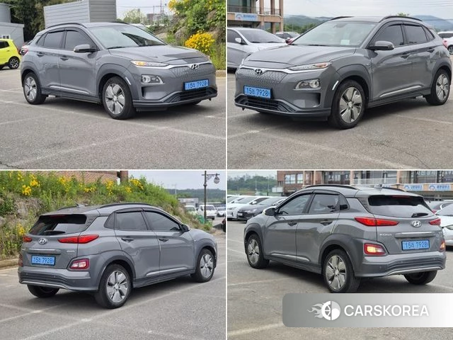 Hyundai Kona Electric 2019 Серебристо-серый из Кореи