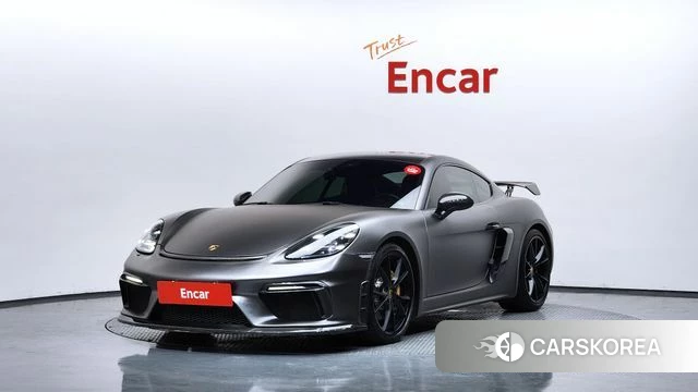 Porsche 718 Cayman 2019 Серый из Кореи