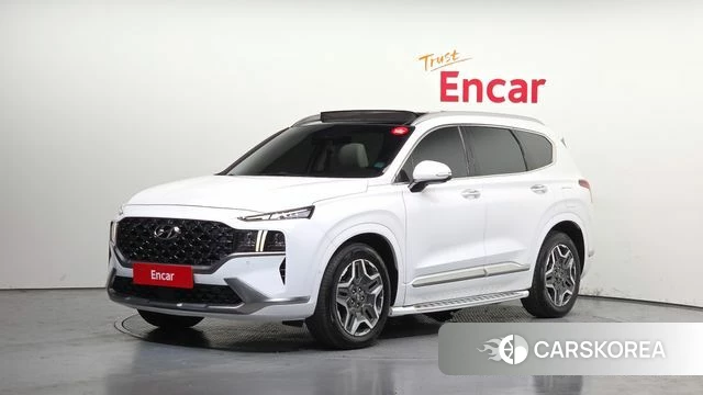 Hyundai The New Santa Fe 2022 Белый из Кореи