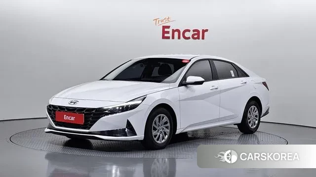 Hyundai Avante (CN7) 2021 Белый из Кореи