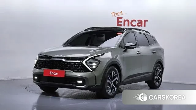 Kia Sportage 5th Generation Hybrid 2022 Зеленый из Кореи