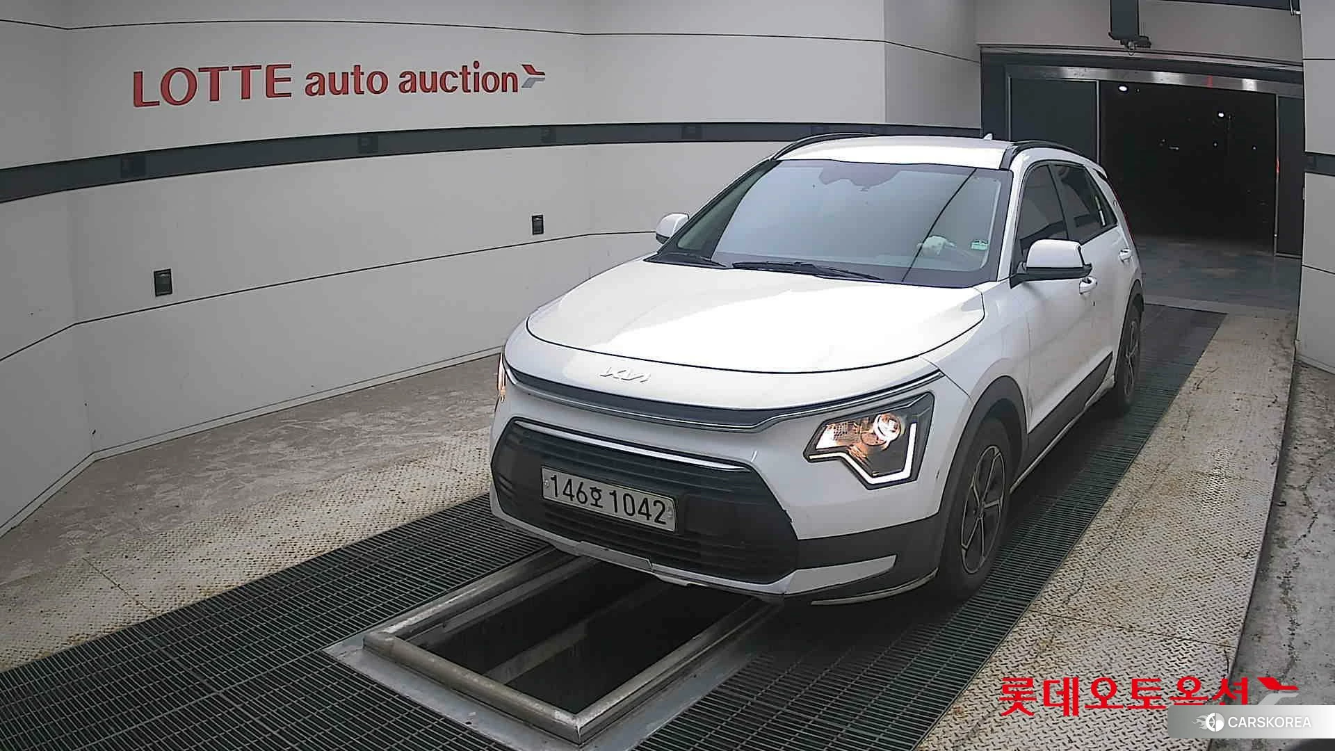Kia Niro Hybrid 2022 Белый из Кореи