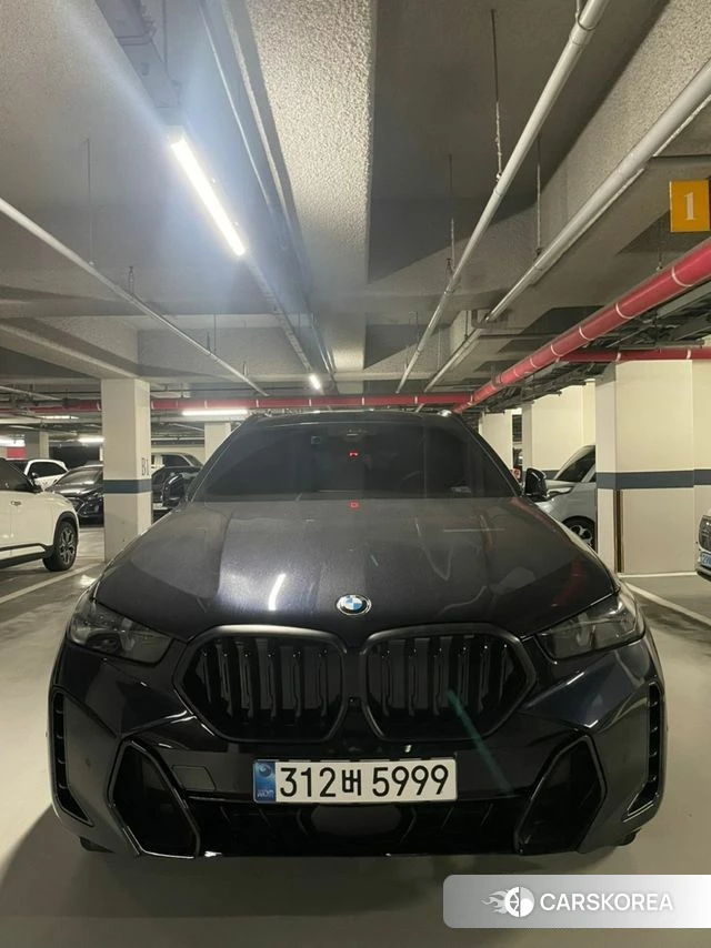 BMW X6 (G06) 2025 Черный из Кореи