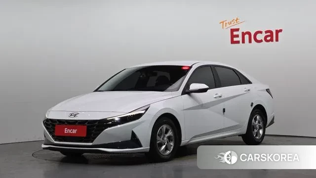 Hyundai Avante (CN7) 2020 Белый из Кореи