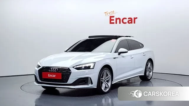 Audi A5 (F5) 2023 Белый из Кореи