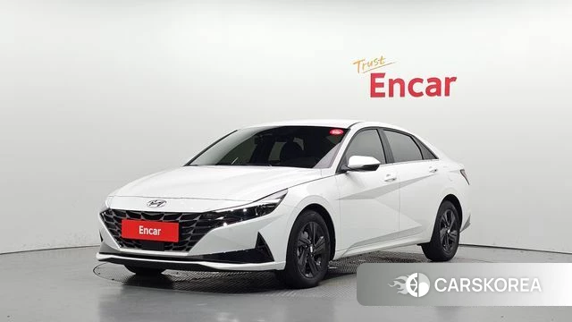 Hyundai Avante (CN7) 2023 Белый из Кореи