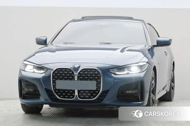 BMW 4 Series (G22) 2021 Синий из Кореи