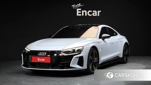 Audi e-Tron GT 2022 Белый из Кореи