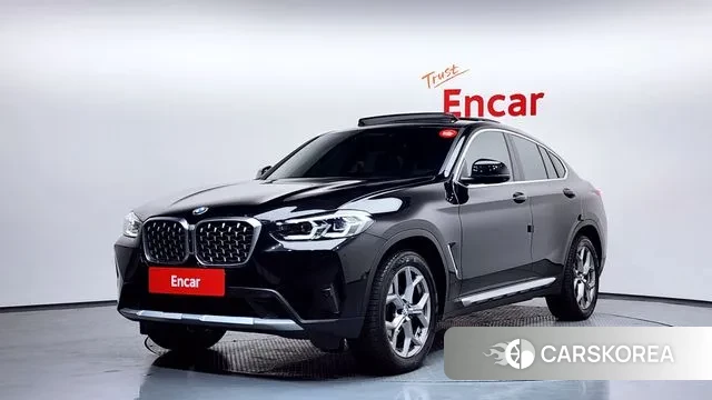 BMW X4 (G02) 2023 Черный из Кореи