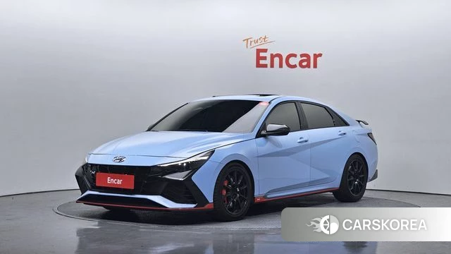 Hyundai Avante (CN7) 2022 Светло-серебряный цвет из Кореи