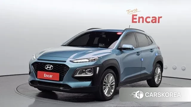 Hyundai Kona 2019 Небесно-голубой из Кореи