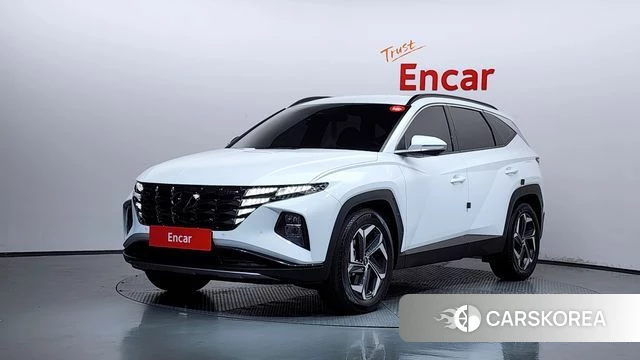 Hyundai Tucson (NX4) 2021 Белый из Кореи