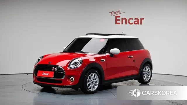 Mini Cooper 2021 Красный из Кореи