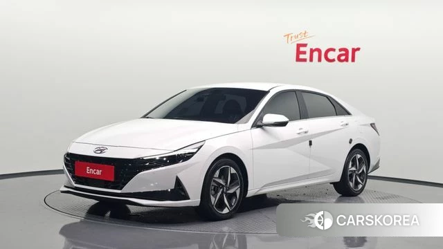 Hyundai Avante (CN7) 2020 Белый из Кореи