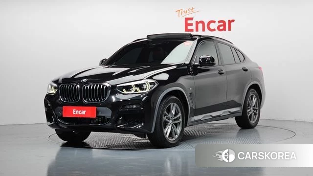 BMW X4 (G02) 2020 Черный из Кореи
