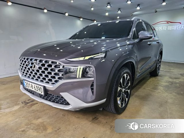 Hyundai The New Santa Fe 2021 Серый из Кореи