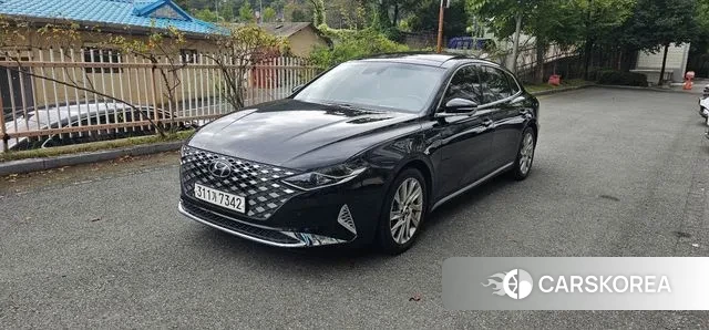 Hyundai The New Grandeur IG Hybrid 2021 Черный из Кореи