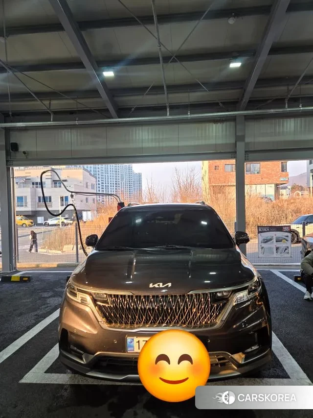 Kia Carnival 4th generation 2021 Серый из Кореи