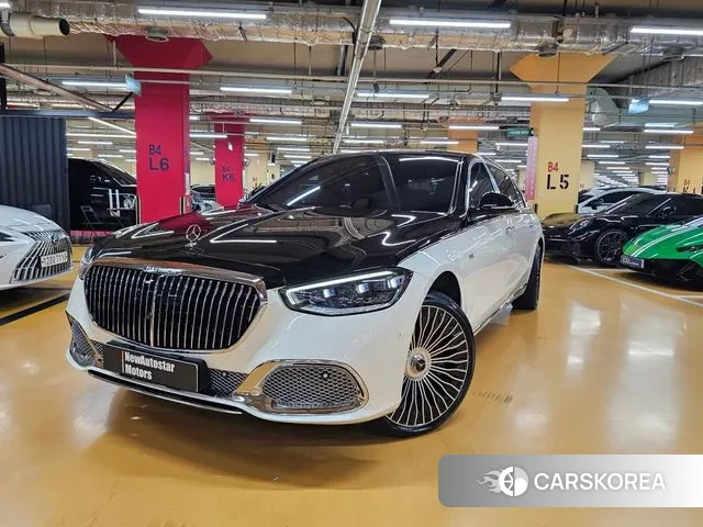 Mercedes-Benz S-Class W223 2023 Белый двухцветный из Кореи