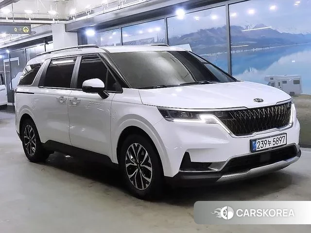 Kia Carnival 4th generation 2021 Белый из Кореи