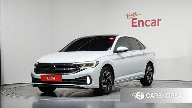 Volkswagen 7th Generation of Jetta 2022 Белый из Кореи