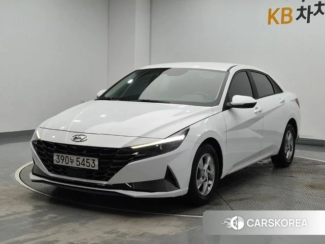 Hyundai Avante (CN7) 2020 Белый из Кореи