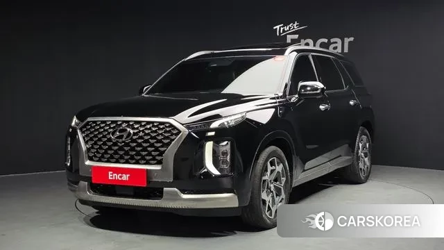 Hyundai Palisade 2022 Черный из Кореи