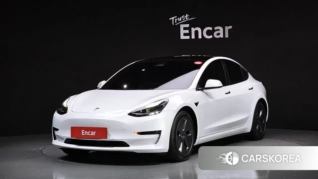 Tesla Model 3 2022 Белый из Кореи