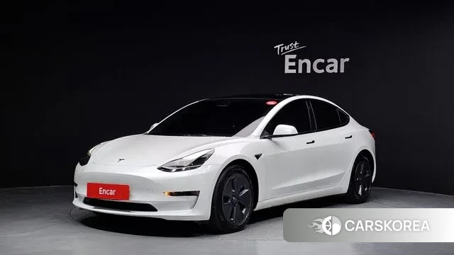 Tesla Model 3 2022 Белый из Кореи