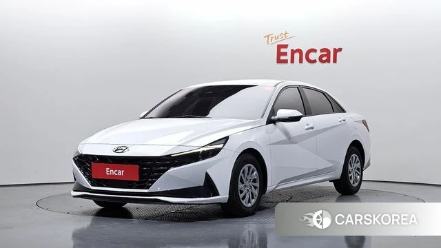 Hyundai Avante (CN7) 2020 Белый из Кореи