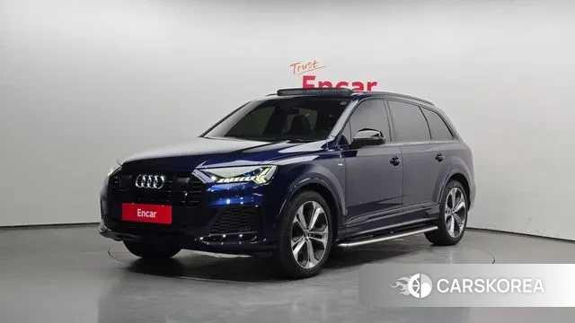 Audi Q7 (4M) 2022 Синий из Кореи