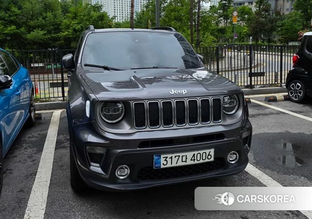 Jeep Renegade 2021 Серый из Кореи