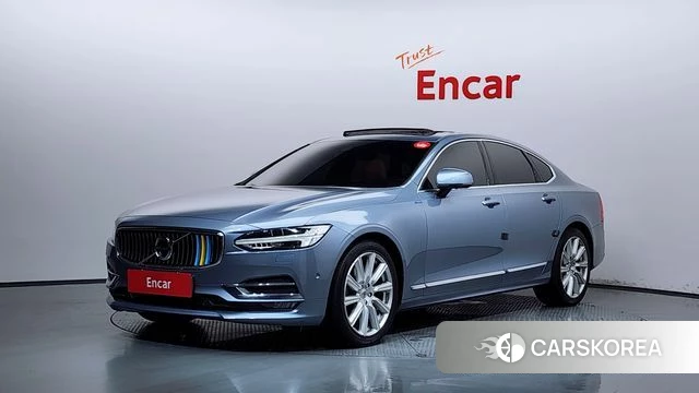 Volvo S90 2019 Небесно-голубой из Кореи