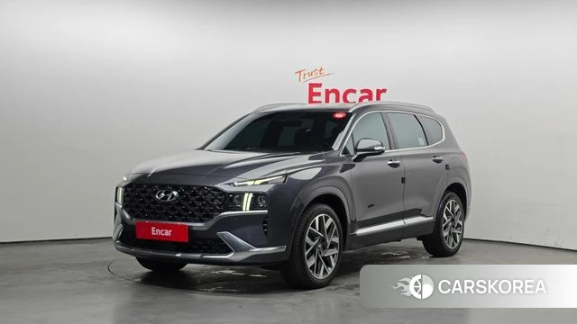 Hyundai The New Santa Fe 2021 Серый из Кореи